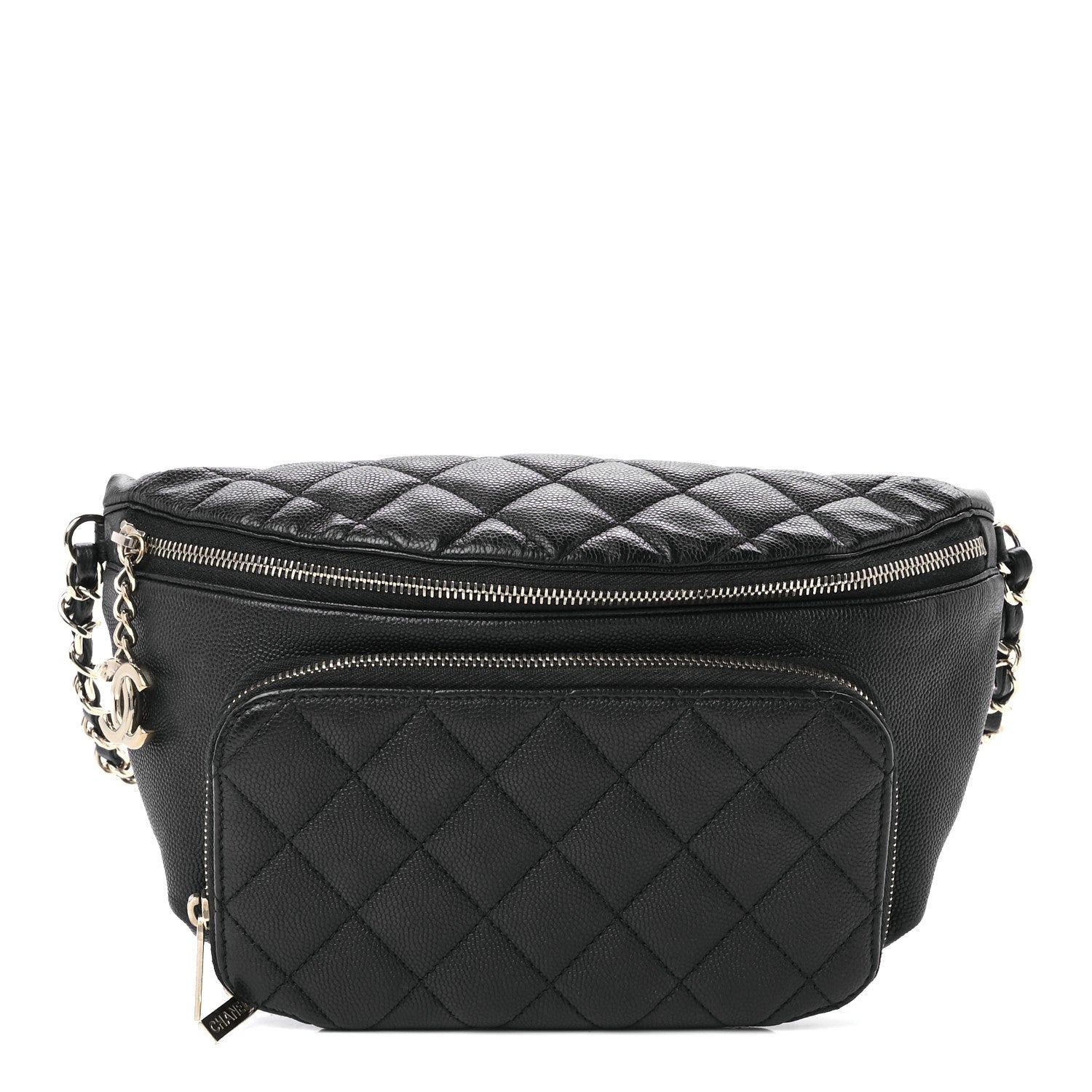 Chanel Caviar Quilted Business Affinity Waist Belt Bag Black 1 of 9
