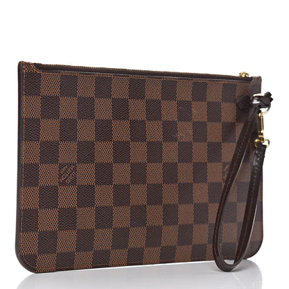 Louis Vuitton Damier Ebene Neverfull MM GM Pochette 3 of 11