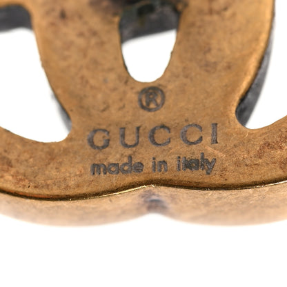 Gucci Crystal Single GG Earring Gold 4 of 5