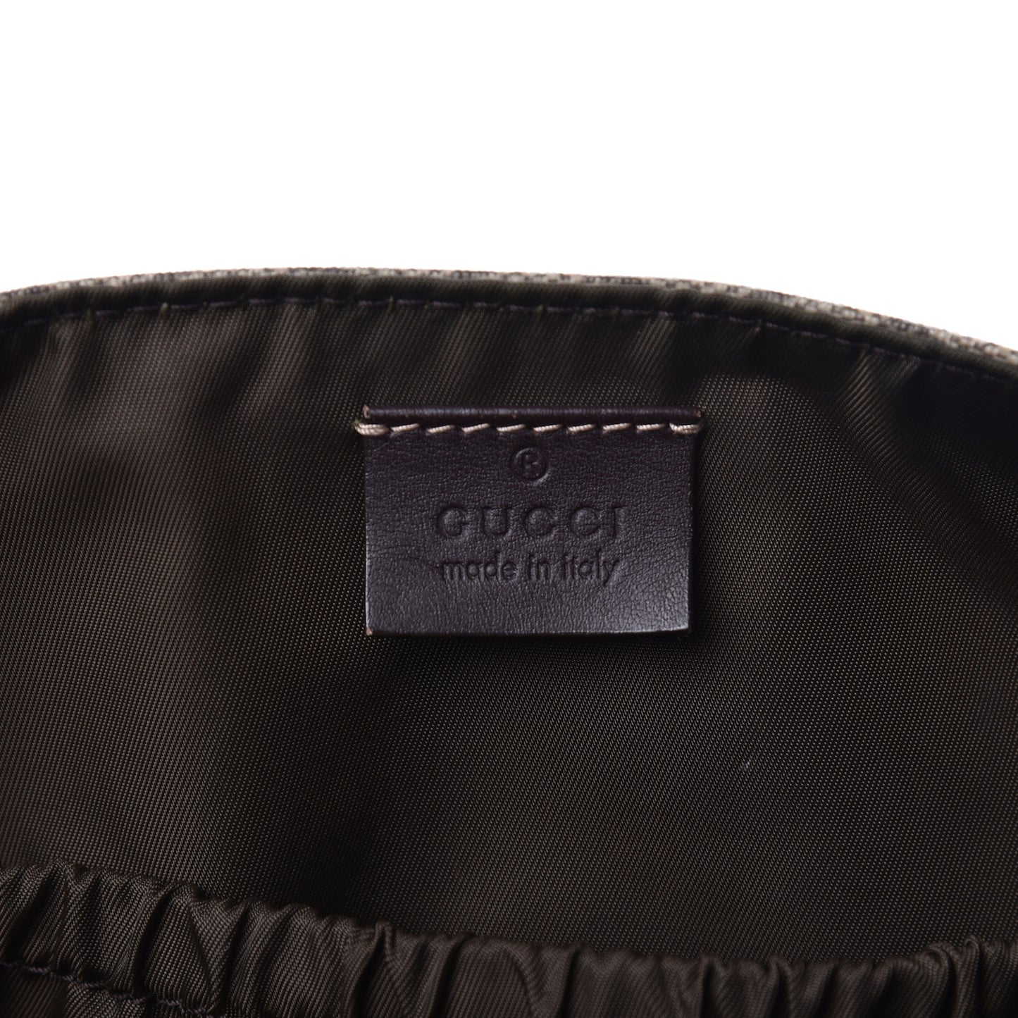 GG Plus Monogram Messenger Diaper Bag Dark Brown
