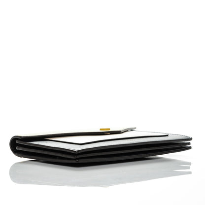 Celine Smooth Calfskin Large Multifunction Envelope Flap Clutch Sunflower 4 of 8
