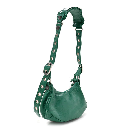 Balenciaga Agneau Arena Le Cagole Shoulder Bag XS Jade 4 of 11