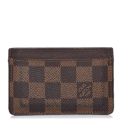Louis Vuitton Damier Ebene Simple Card Holder 1 of 10