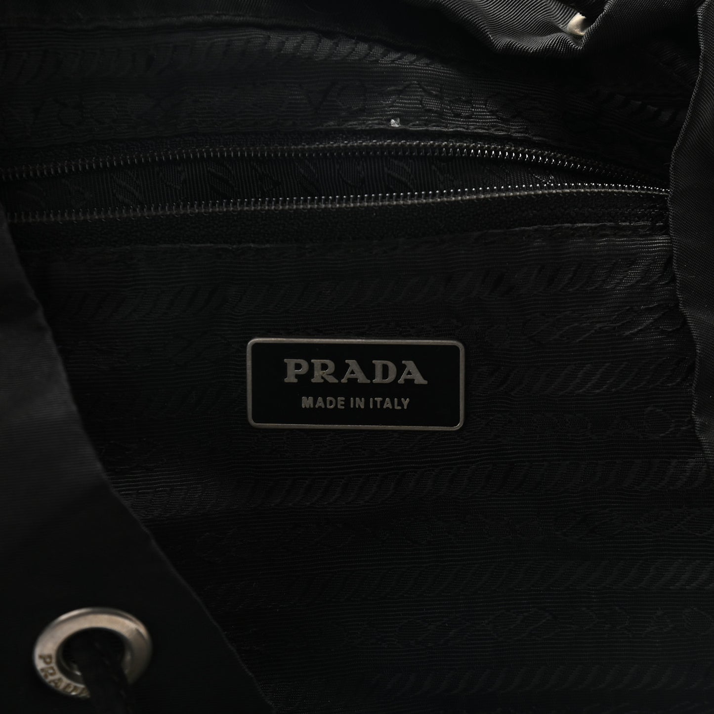 Nylon Vela Medium Backpack Black