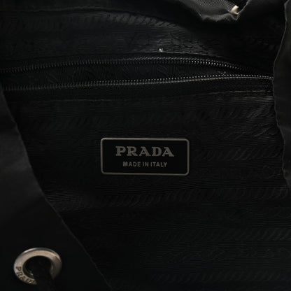 Prada Nylon Vela Medium Backpack Black 5 of 8