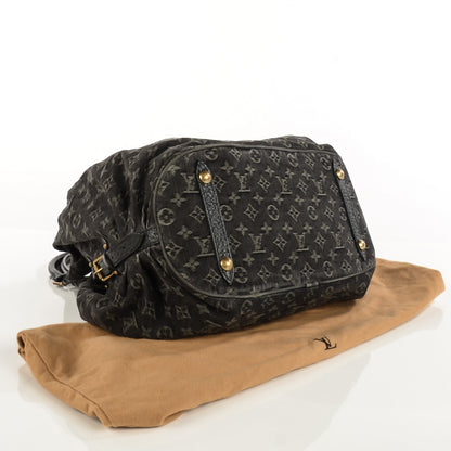 Louis Vuitton Denim Mahina XL Black 4 of 7