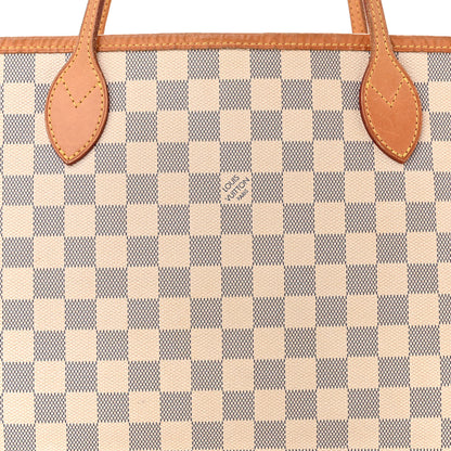 Louis Vuitton LOUIS VUITTON Damier Azur Neverfull MM 7 of 9