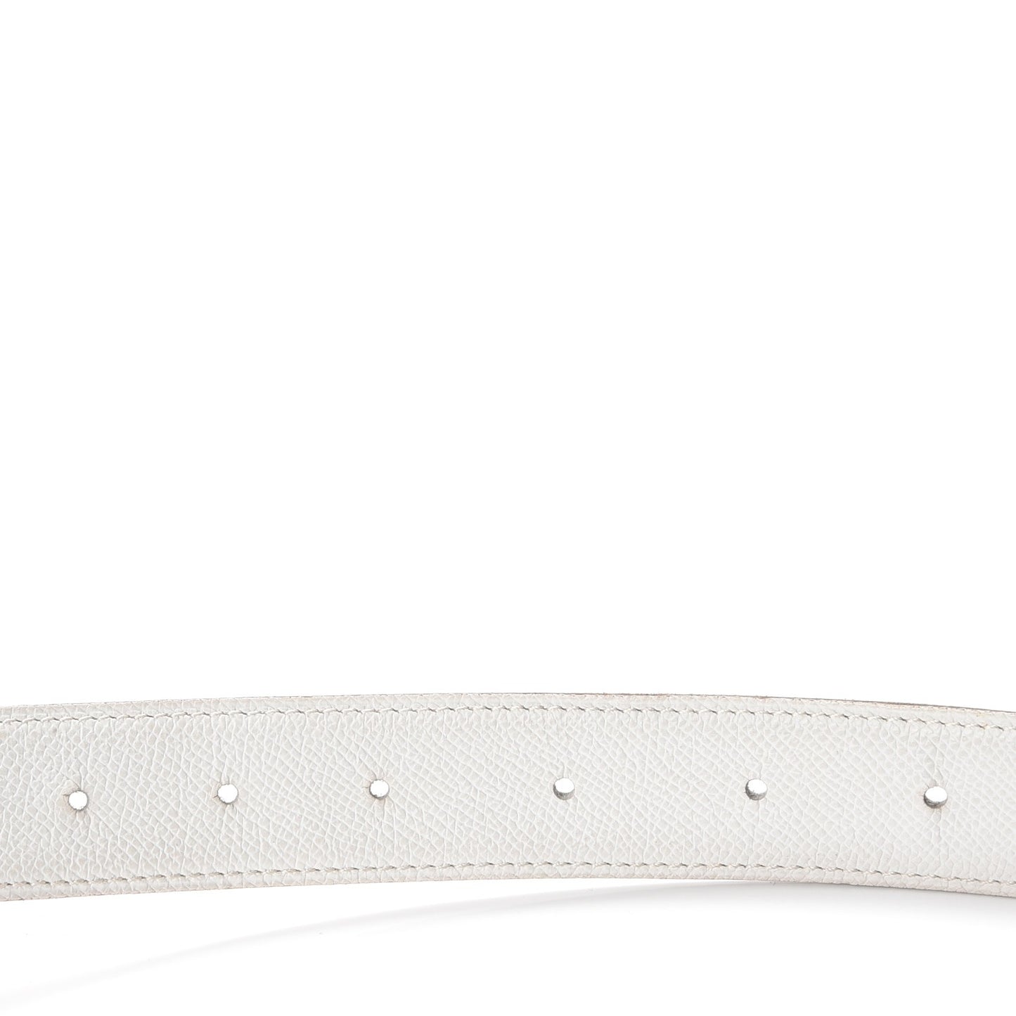 Chamonix Epsom Reversible 32mm Belt Strap 95 Gold Blanc