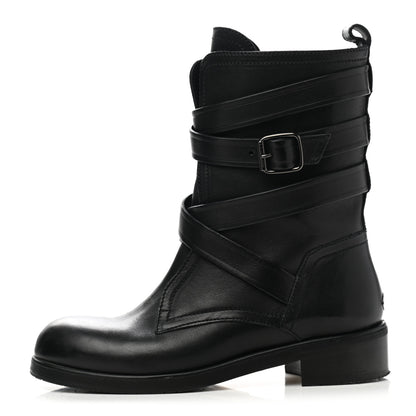 Jimmy Choo Grainy Calfskin Dalston Boots 37 Black 1 of 7