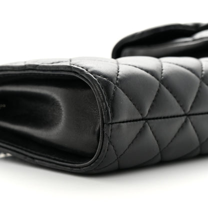 Chanel Lambskin Mineral Nights Pochette Wristlet Black 9 of 17