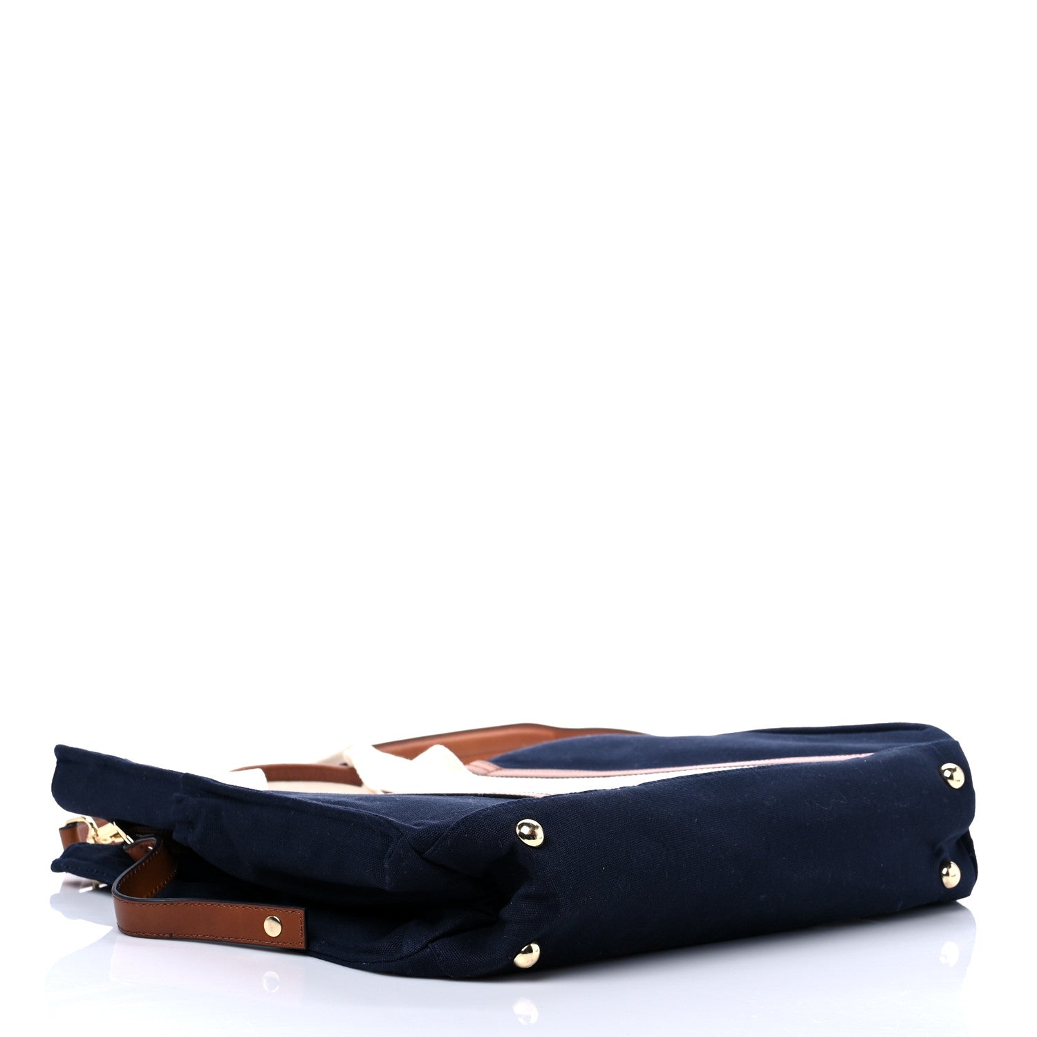 Chloe Canvas Diaper Bag Navy 4 of 10