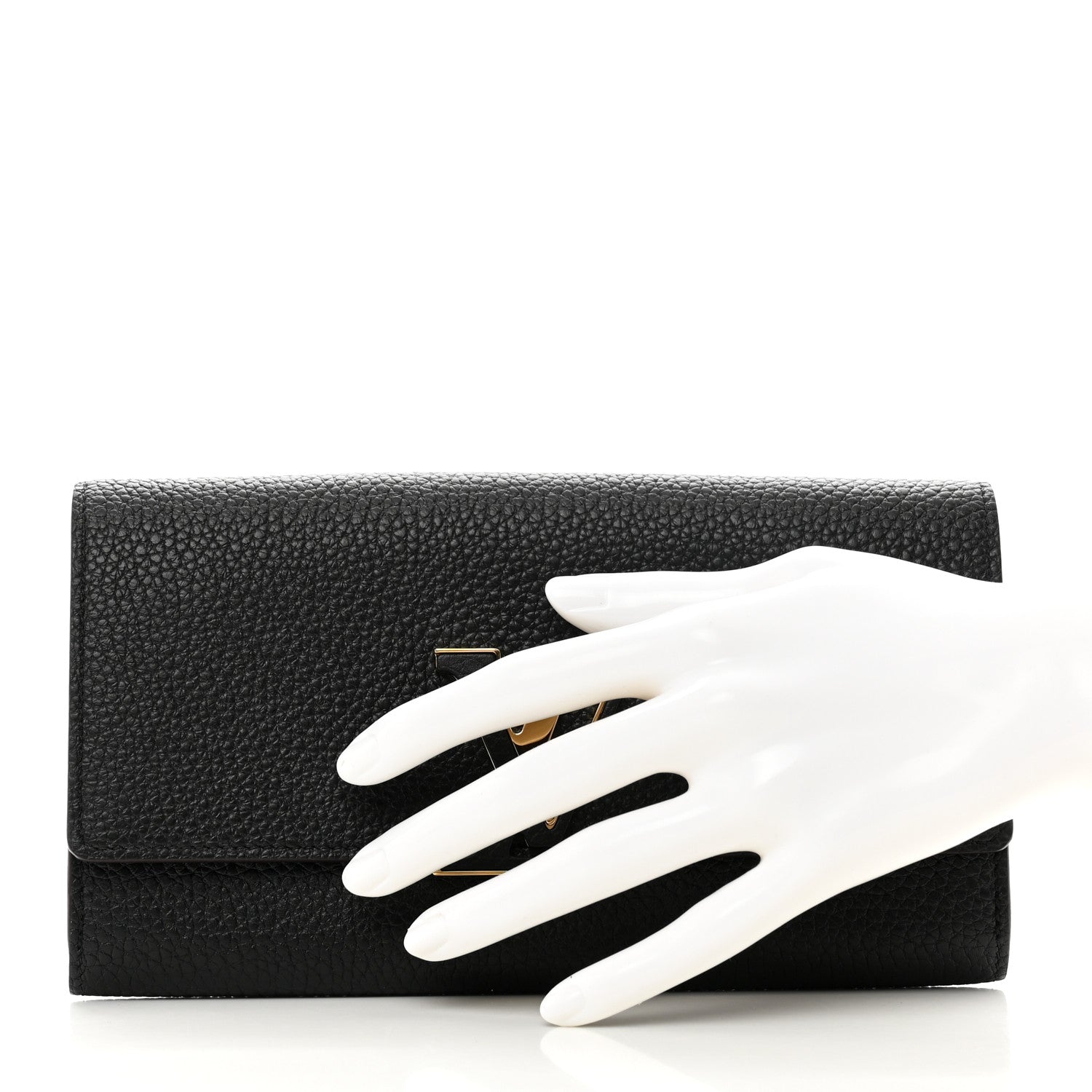 Louis Vuitton Taurillon Capucines Wallet Black 2 of 6