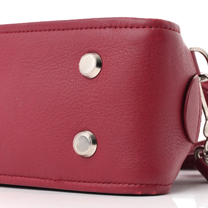 Balenciaga Shiny Day Calfskin S Triangle Duffle Rouge Grenat 9 of 11