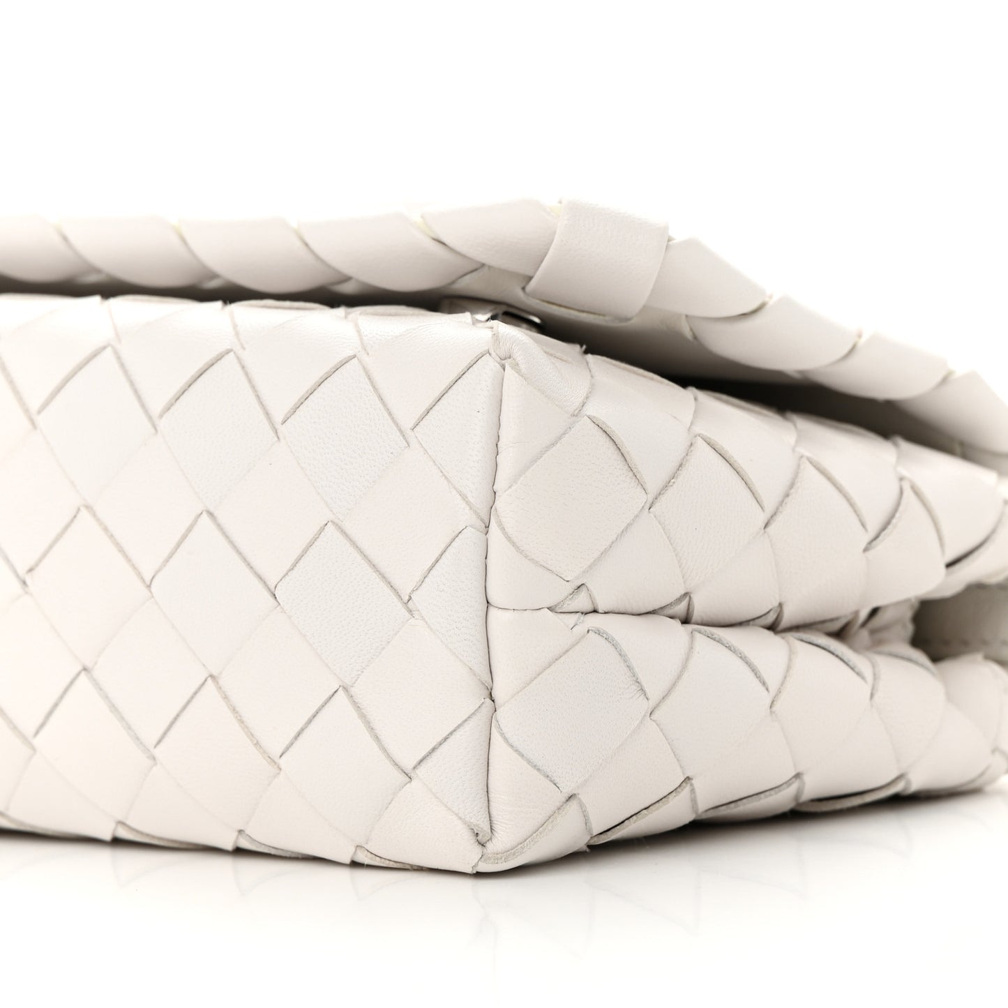 Nappa Intrecciato Mini Crossbody White