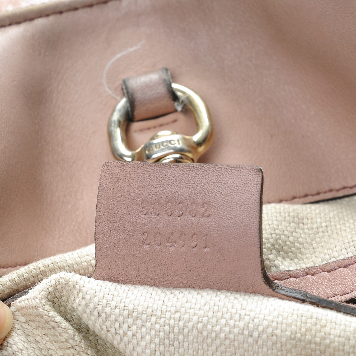 Gucci Patent Medium Soho Chain Shoulder Bag Dark Cipria 7 of 17