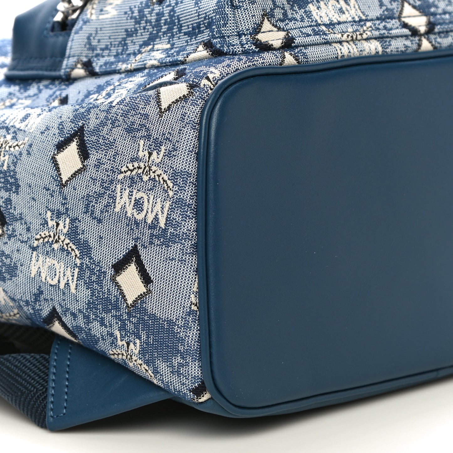 Jacquard Monogram Small Backpack Blue