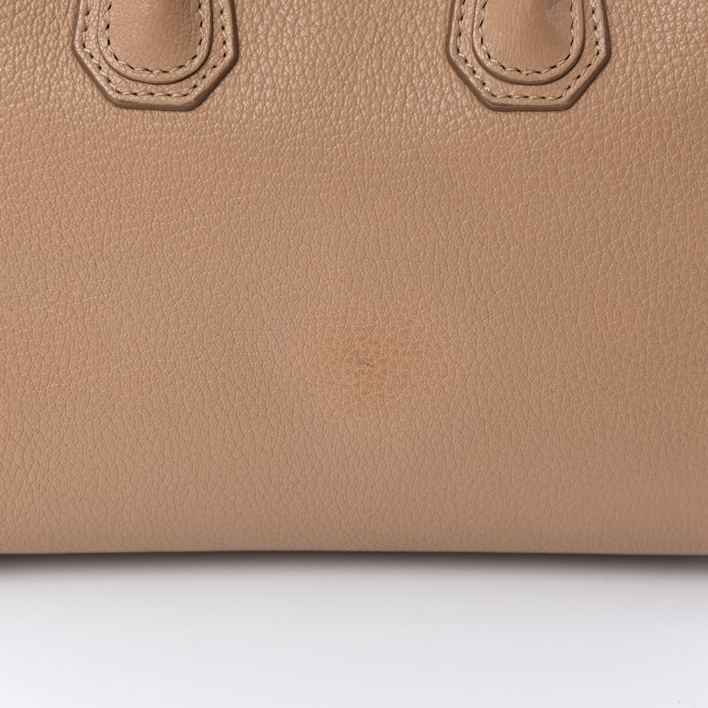 Sugar Goatskin Mini Antigona Medium Beige