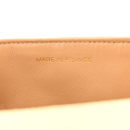 Chanel Lambskin Quilted Flap Shoulder Bag Beige 8 of 18