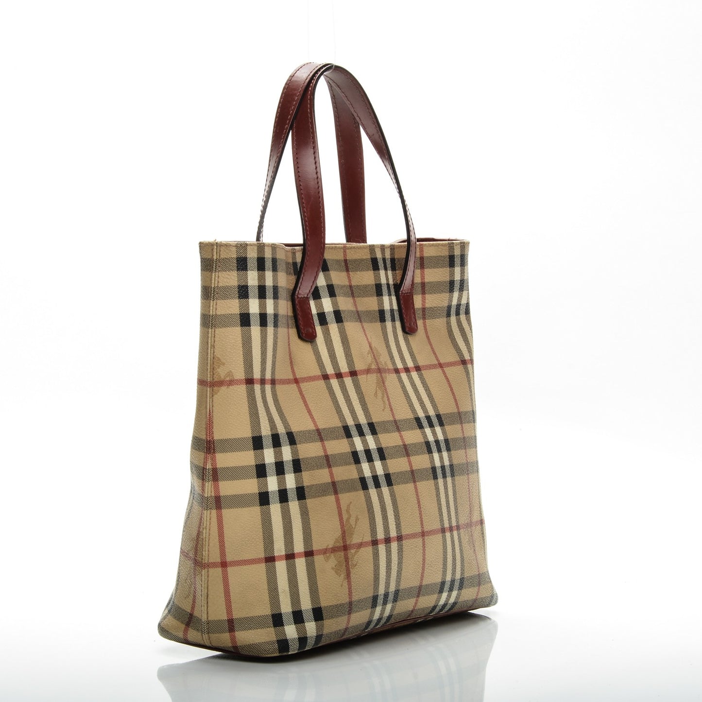 Haymarket Check Small Tote Red