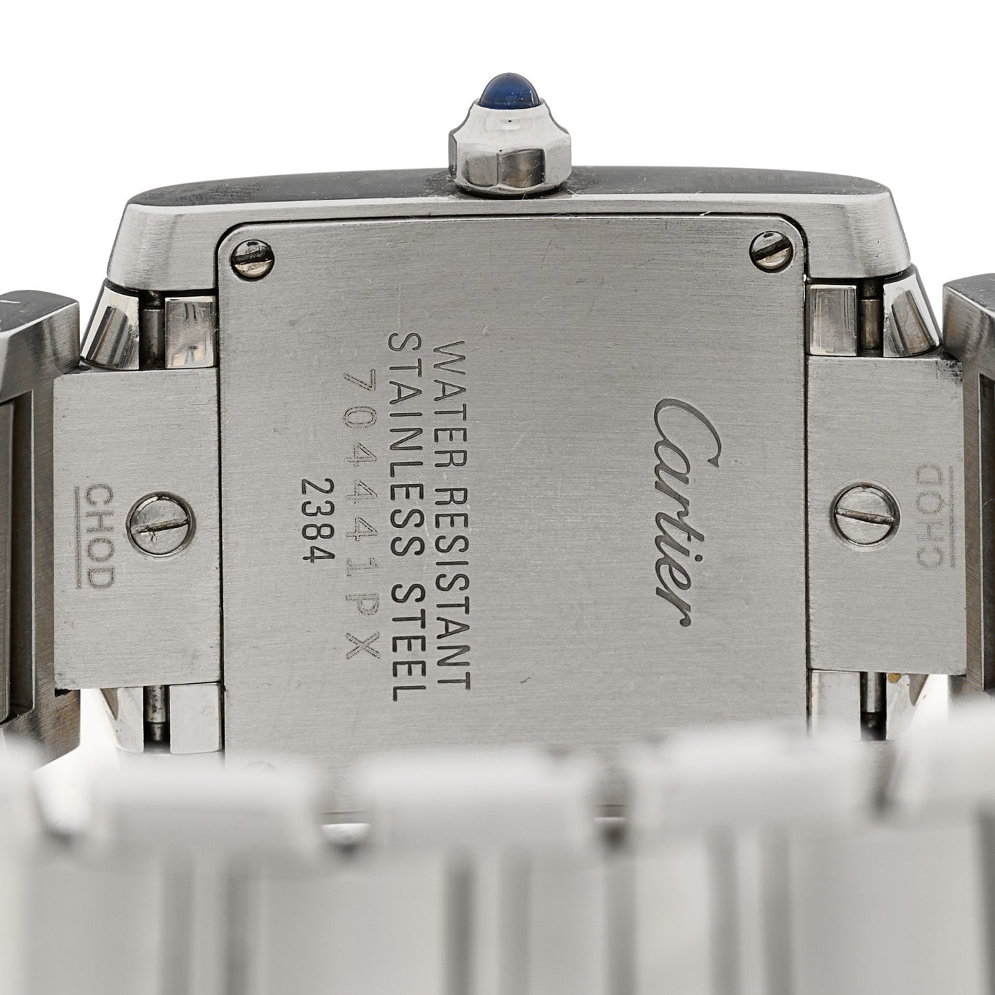 Stainless Steel 20mm Tank Francaise Quartz Watch