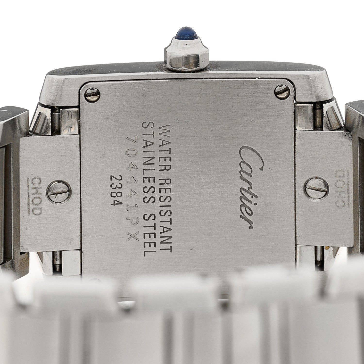 Cartier Stainless Steel 20mm Tank Francaise Quartz Watch 4 of 4