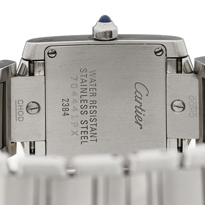 Cartier Stainless Steel 20mm Tank Francaise Quartz Watch 4 of 4