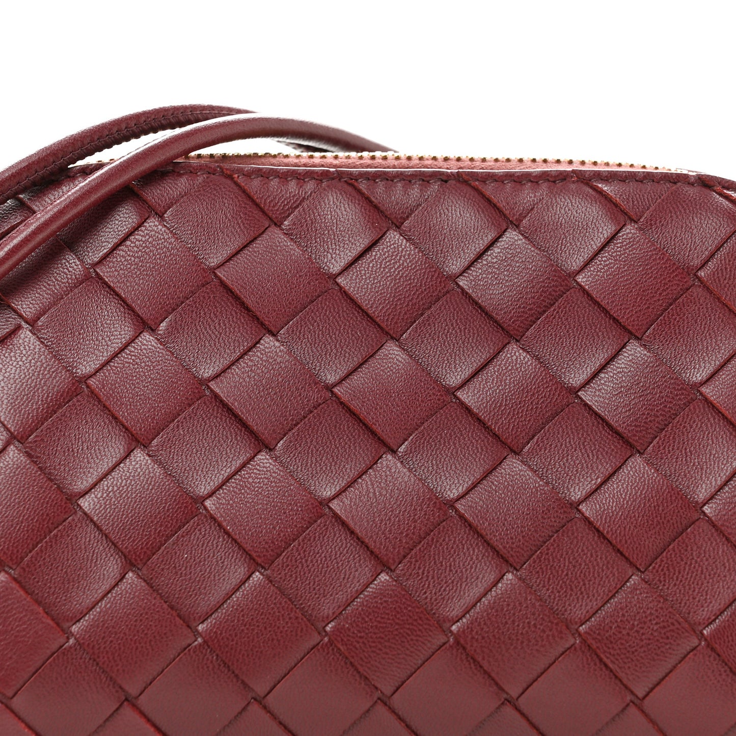 Nappa Intrecciato Concert Pouch Barolo