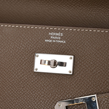 Hermes Epsom Kelly Longue Wallet  Etoupe 6 of 10