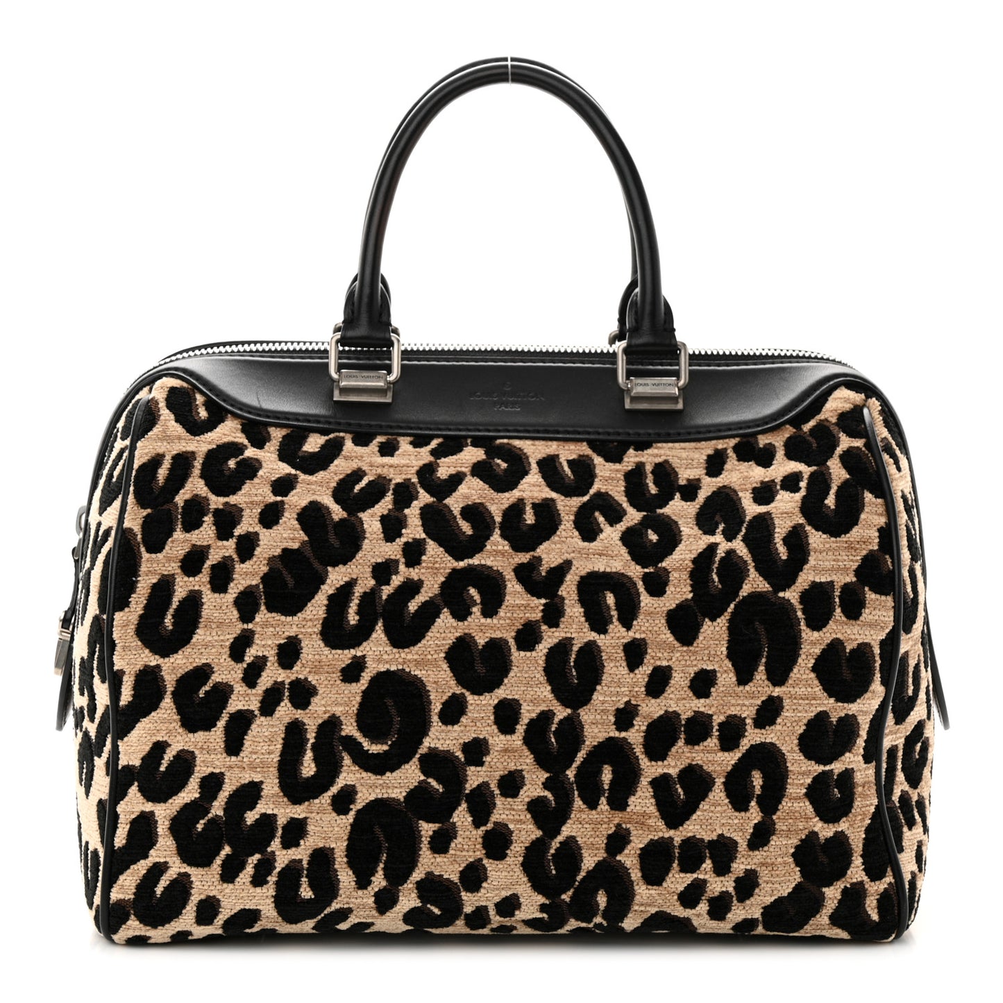 Jacquard Velvet Leopard Print Stephen Sprouse Speedy