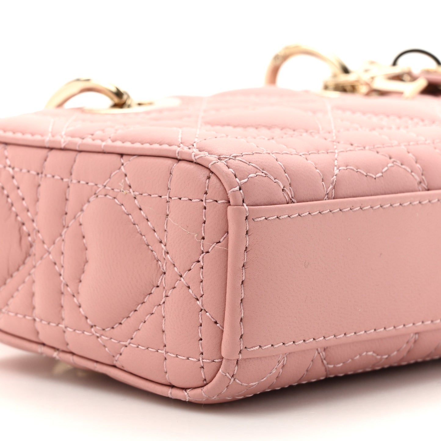 Lambskin Cannage Dioramour Micro Lady D-Joy Melacoton