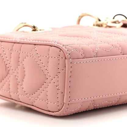 Christian Dior Lambskin Cannage Dioramour Micro Lady D-Joy Melacoton 10 of 11