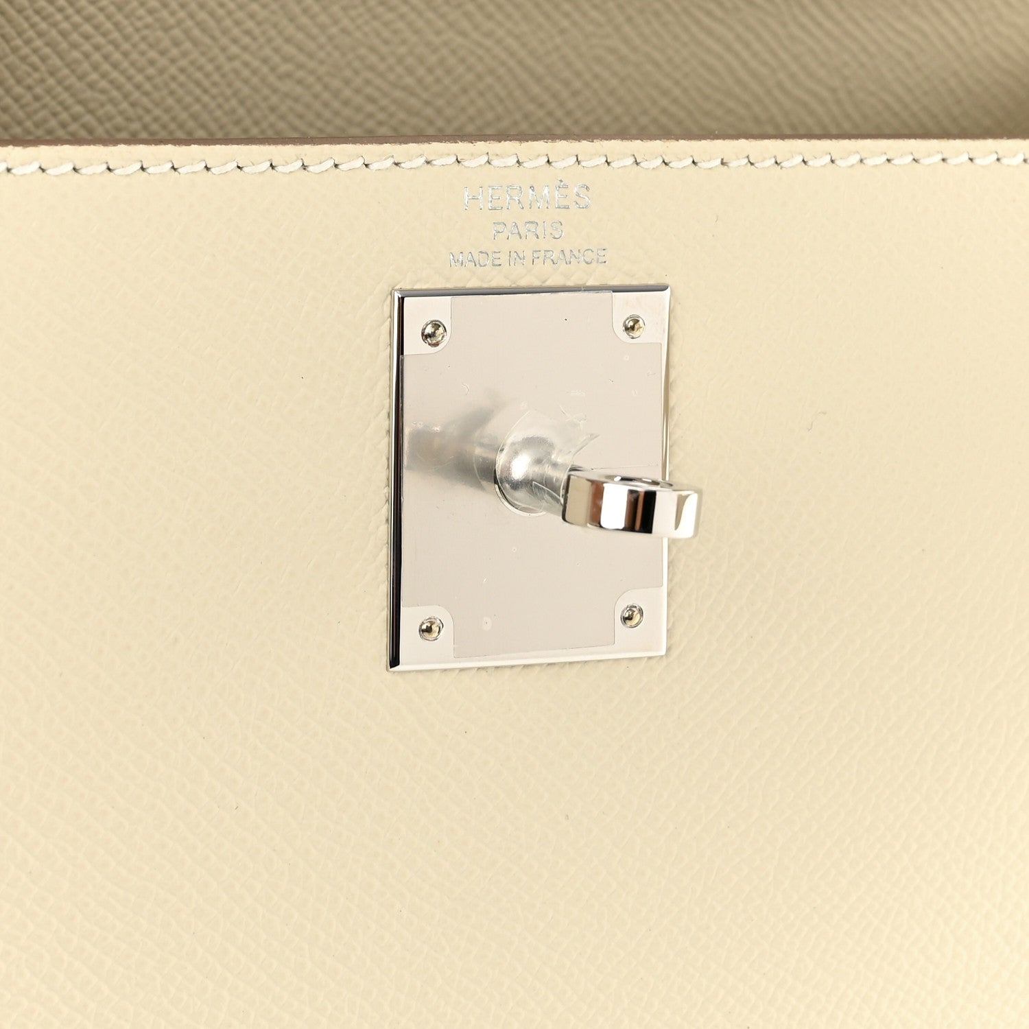 Hermes Epsom Kelly Sellier 28 Craie 6 of 11