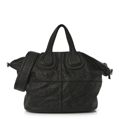 Givenchy Glazed Pebbled Calfskin Medium Nightingale Black 1 of 12