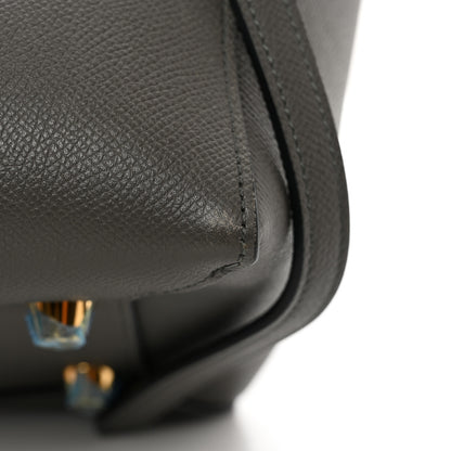 Celine Grained Calfskin Mini Belt Bag Grey 9 of 10