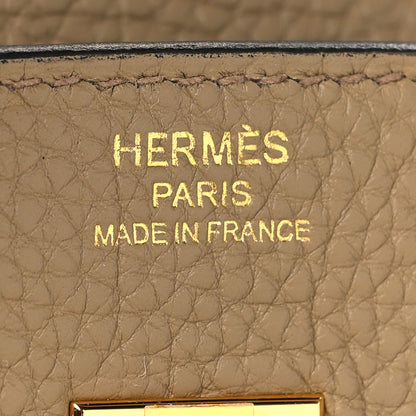 Hermes Togo Birkin 25 Beige Marfa 6 of 11