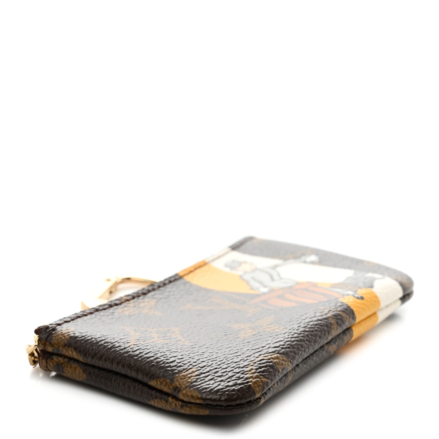 Monogram Groom Key Pouch