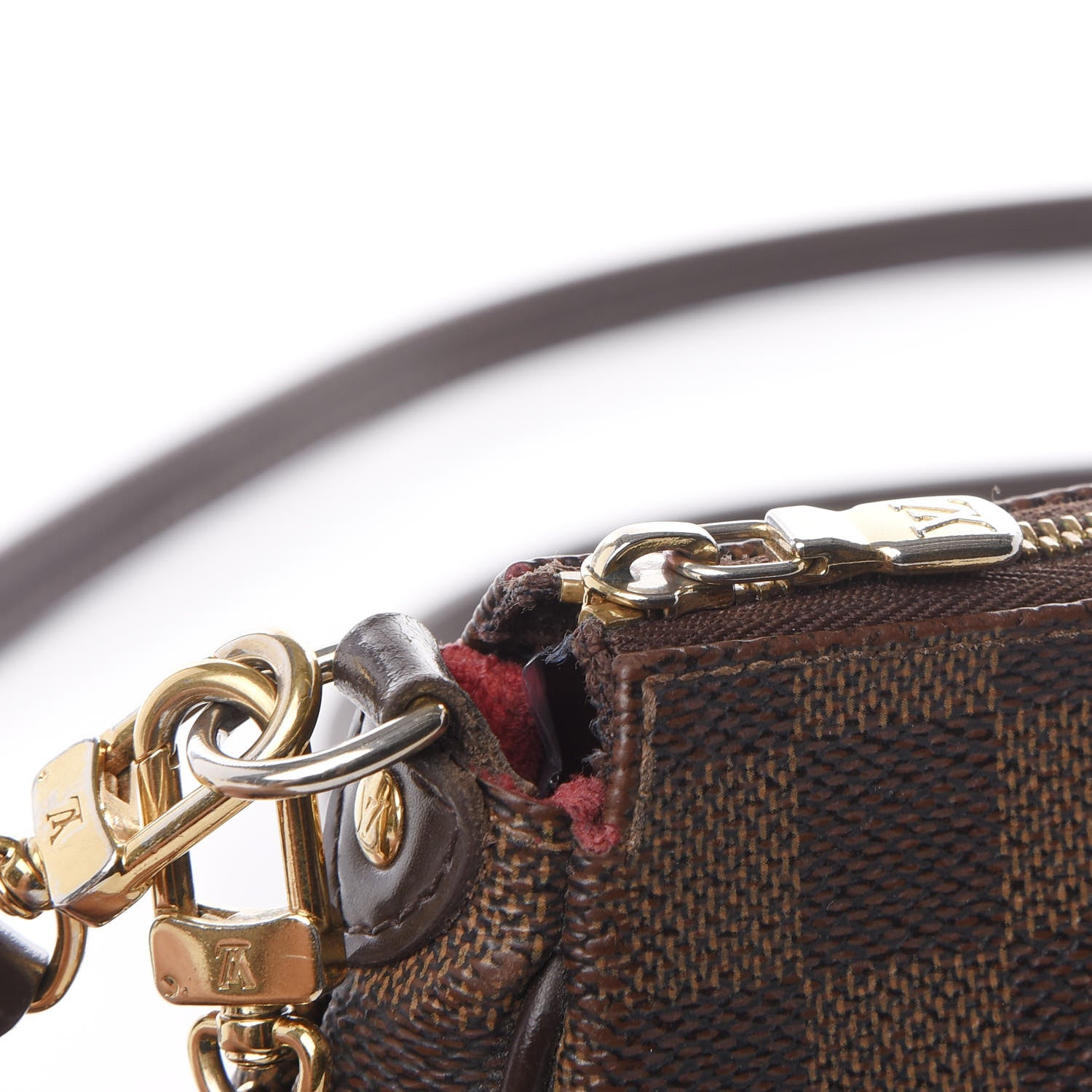 Louis Vuitton Damier Ebene Eva Clutch 12 of 12