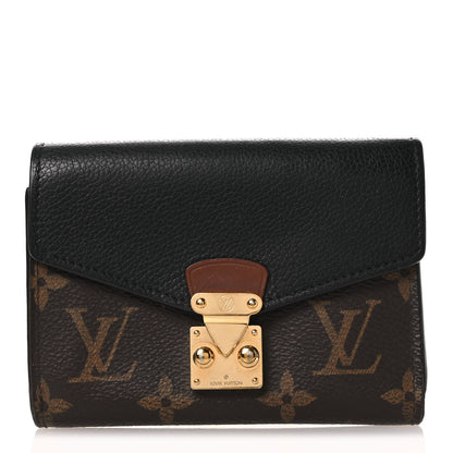 Louis Vuitton Monogram Pallas Compact Wallet NM Black 1 of 7