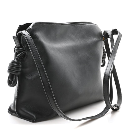 Loewe Calfskin Mini Flamenco Knot Clutch Black 3 of 10