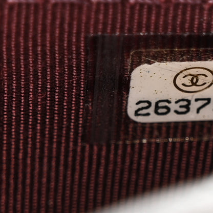 Chanel Iridescent Caviar Quilted Classic Clutch With Chain Black 7 of 10