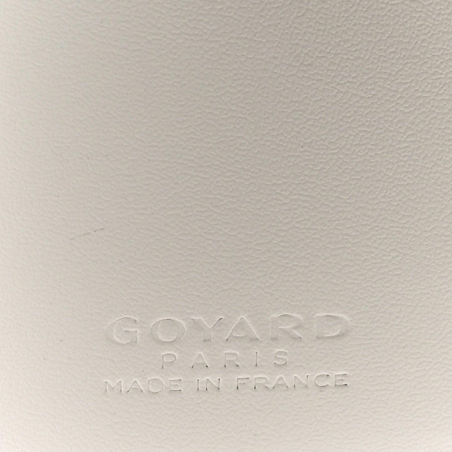 Goyardine Saint Pierre Card Holder White