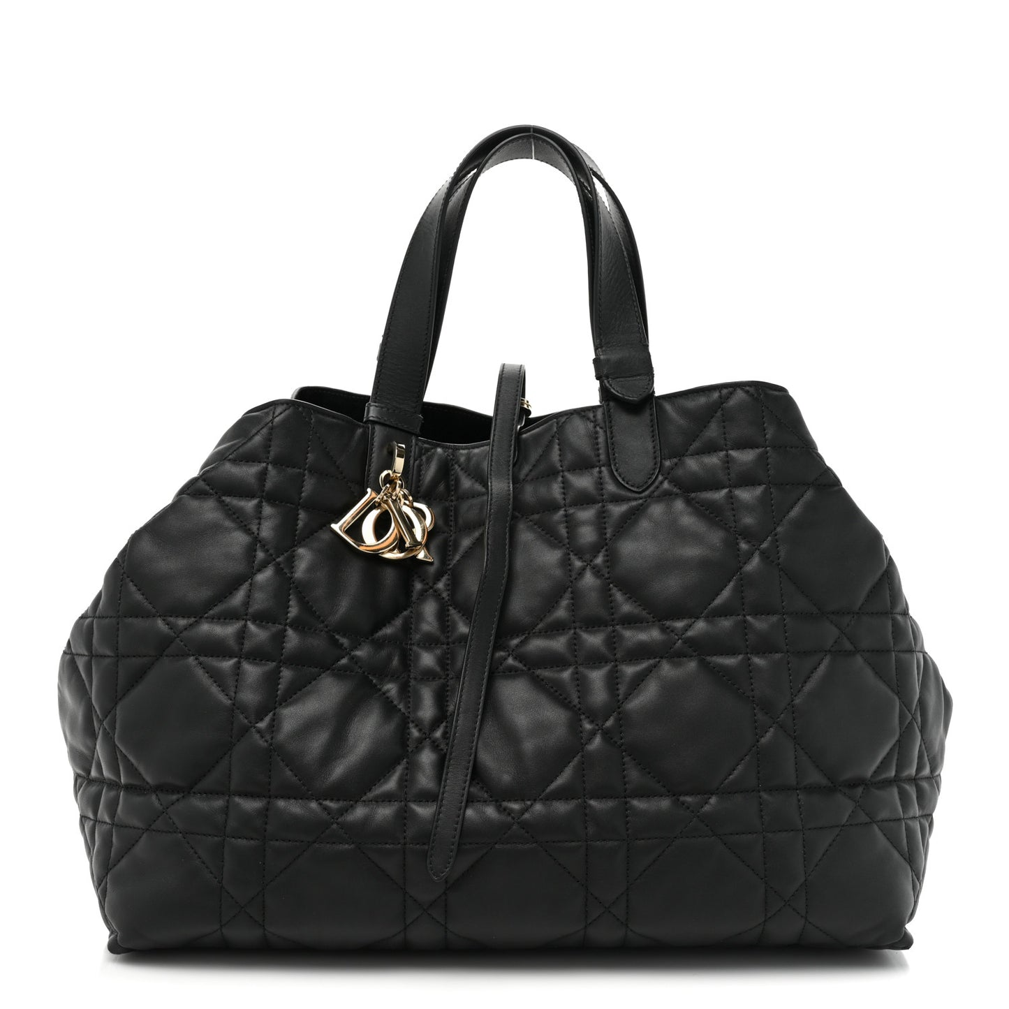 Calfskin Macrocannage Large Toujours Black