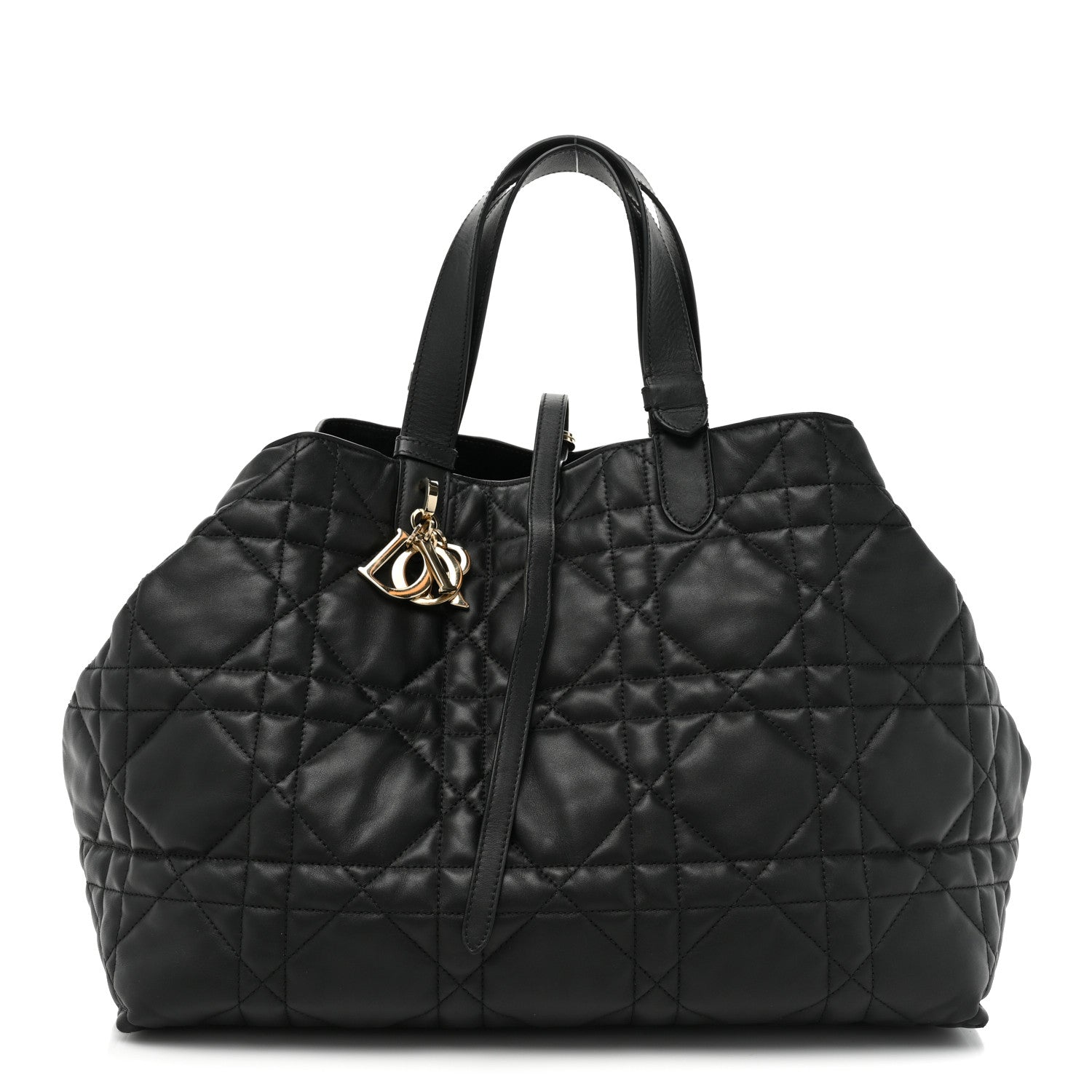 Christian Dior Calfskin Macrocannage Large Toujours Black 3 of 15