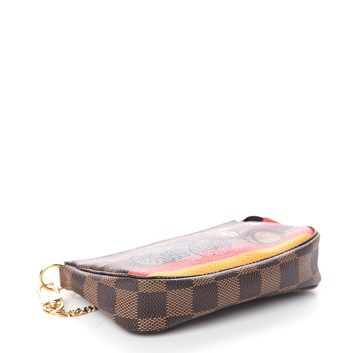 Louis Vuitton Damier Ebene 2015 Christmas Animation Mini Pochette Accessories 3 of 6
