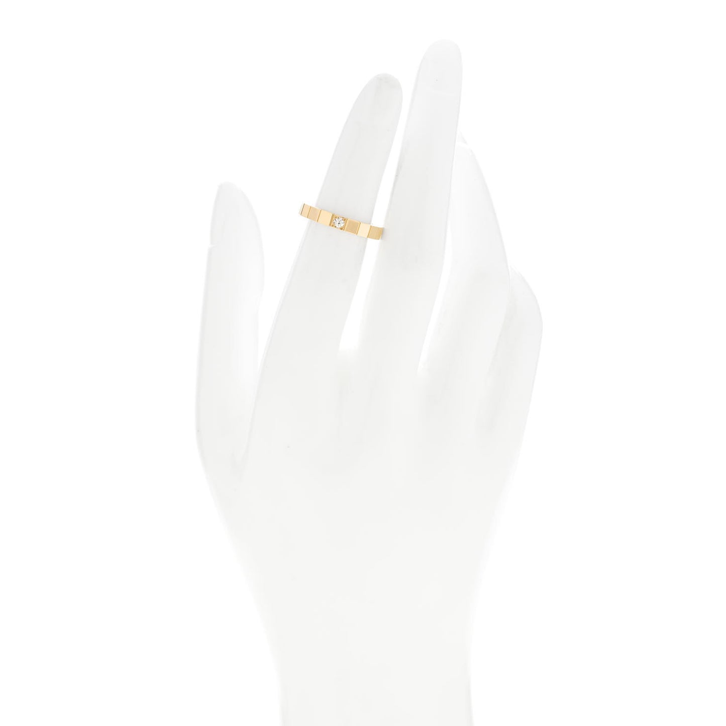 18K Yellow Gold Diamond Lanieres Ring 47 4.25