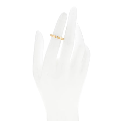 Cartier 18K Yellow Gold Diamond Lanieres Ring 47 4.25 2 of 5
