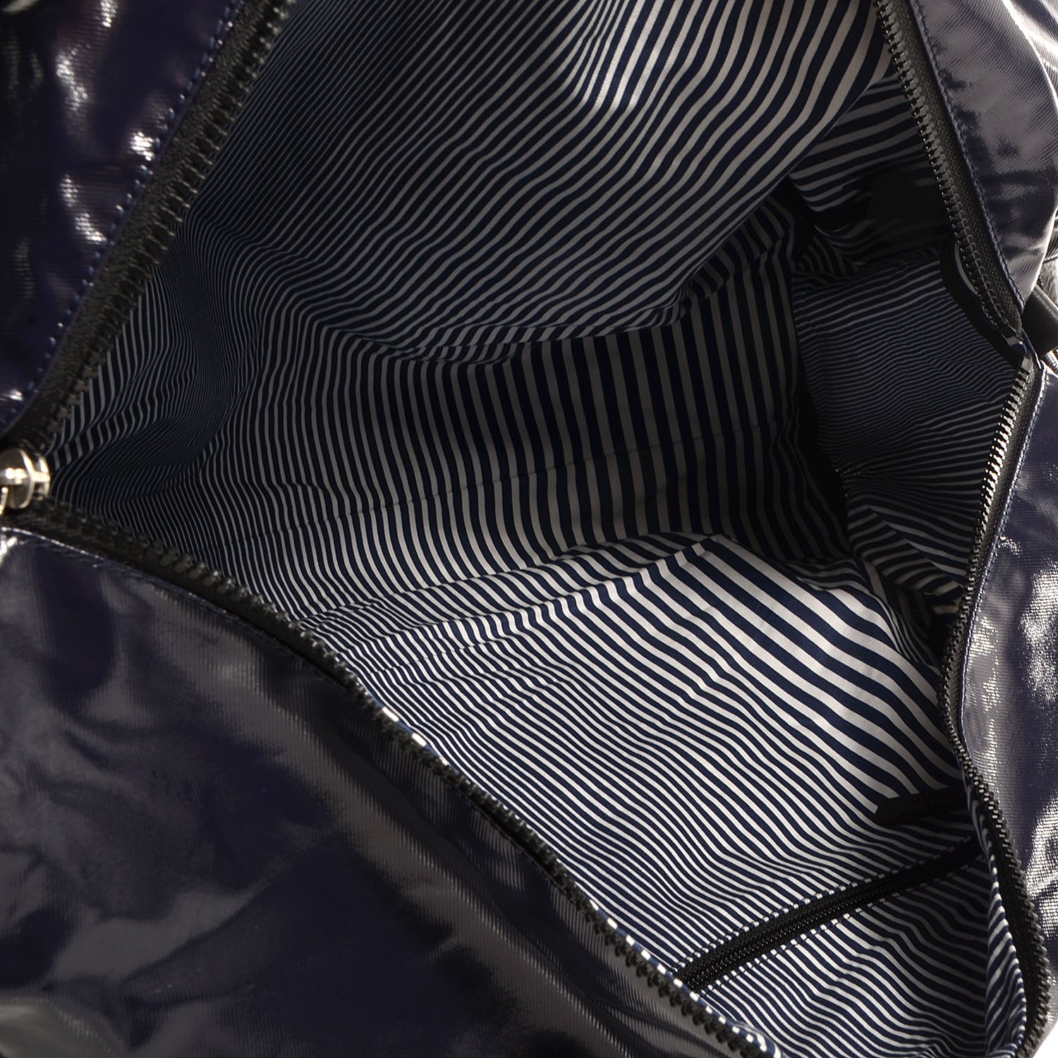 Chanel Coated Canvas Sport Duffle Dark Blue 5 of 7