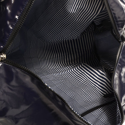 Chanel Coated Canvas Sport Duffle Dark Blue 5 of 7