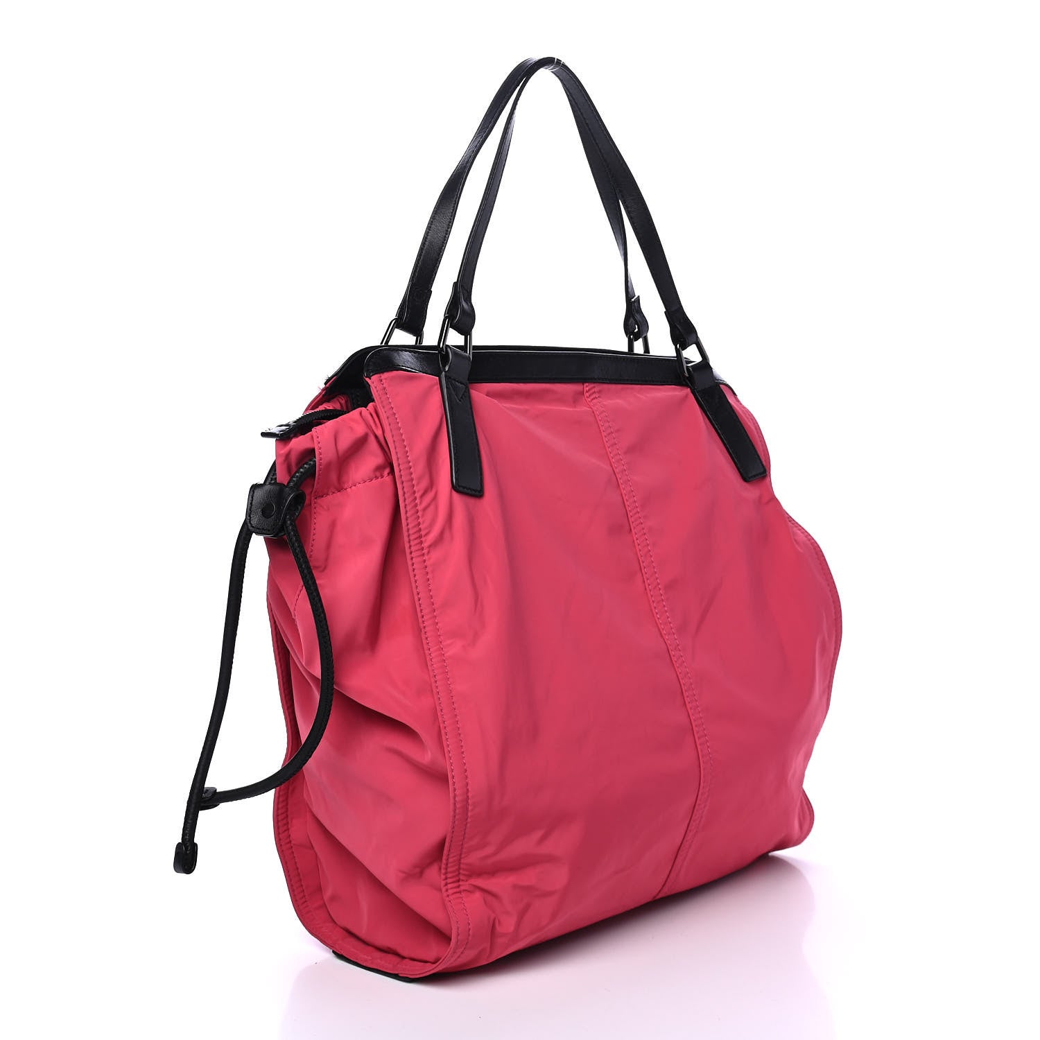 Burberry Nylon Buckleigh Packable Tote Bag Raspberry 2 of 5