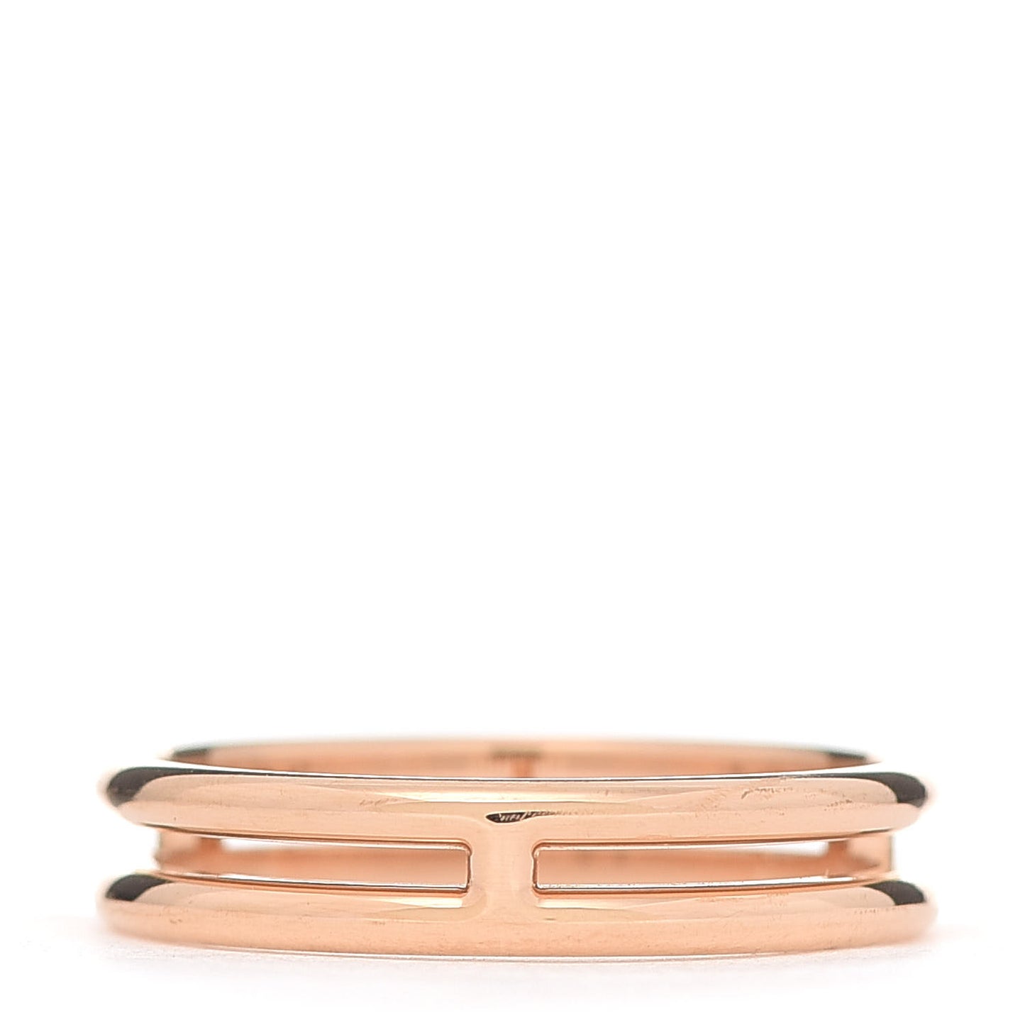 18K Rose Gold Ariane Wedding Band Ring 49 4.75